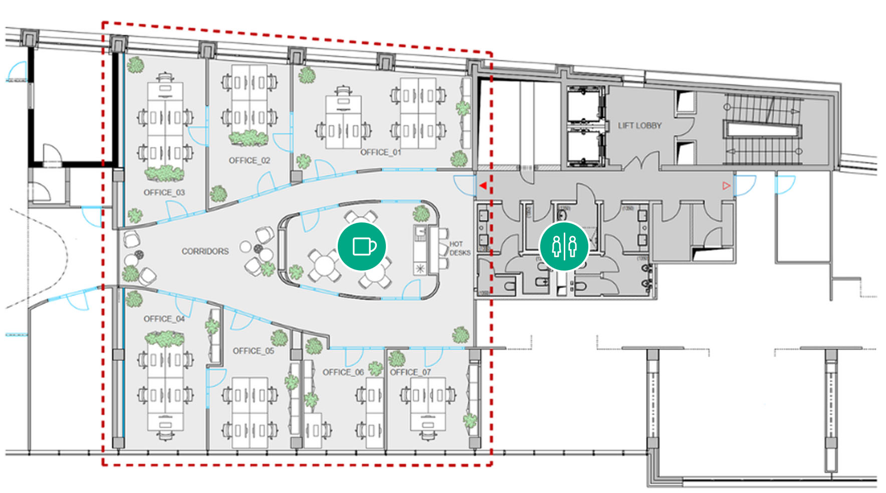 Plán FlexiSpace